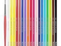 Набор карандашей акварельные Berlingo "SuperSoft. Рыбки" 18 цв.+кисть, трехгран., заточен., картон,