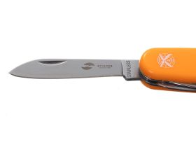 Нож перочинный Stinger 90 мм, 13 функций, оранжевый, в блистере