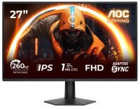 Монитор 27" AOC 27G50Z 1920X1080, WLED, 16:9, Fast IPS, 300cd/m, 1000:1, 80M:1, 1ms, 178/178, 2*HDMI, DP, 260Hz, black