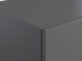 ТВ-тумба подвесная Кимбол 160x20 Графитовый