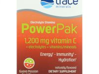 Trace Minerals ®, Electrolyte Stamina Power Pak, гуава и маракуйя, 30 пакетиков по 5 г (0,18 унции)