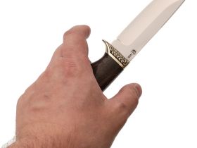 Нож для выживания Егерь, кованый, сталь Х12МФ, литье, венге