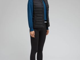 Стеганый пуховый жилет