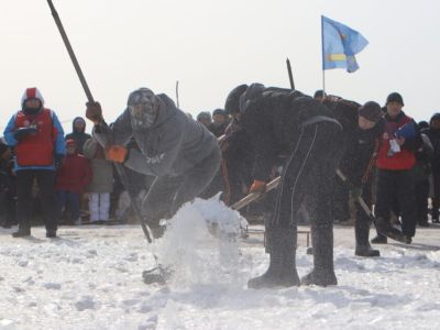 На соревнованиях отцов и сыновей победу одержала семья из Таттинского района Якутии
