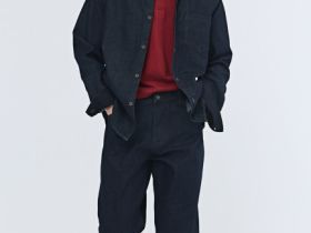 Зауженные джинсы Tapered, Синий