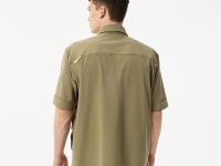 Мужская рубашка Lacoste с коротким рукавом и тремя карманами