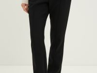 Брюки с шерстью на высокой посадке