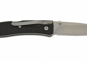 Нож складной LionSteel 8800 BK Opera, сталь D2 Tool Steel, рукоять стеклотекстолит G-10, черный