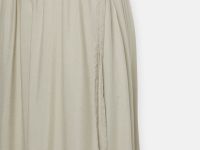 Юбка А-силуэта с поясом на резинке и боковыми разрезами