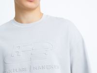 Футболка свободного кроя с принтом из коллаборации