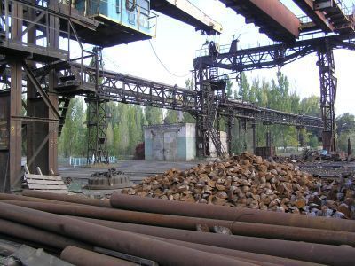 Памятное место - мартеновский цех, где работала сталеваром Ковалева О.К