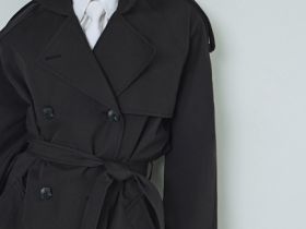 Длинный тренч, Черный