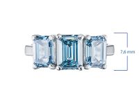 Кольцо из белого золота э0912кц09211003_blue