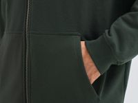 Толстовка на молнии с аппликацией, Зеленый