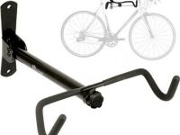 Горизонтальный кронштейн для настенного крепления велосипеда Bike Hand YC-30A складной (черный)