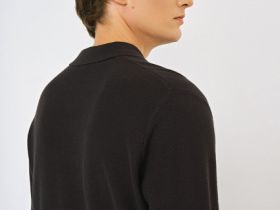 Поло с длинным рукавом, Коричневый