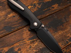 Складной нож CJRB Scoria, сталь AR-RPM9, Black G10