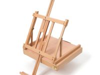 Мольберт настольный Pinax TE-05B с ящиком для кистей и красок, большой, бук