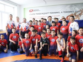 В Мархинской школе № 1 открыли зал для спортивной борьбы