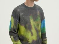 Джемпер прямого силуэта с шерстью