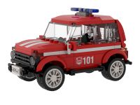 Бриксити AB-1313 Конструктор Патрульный автомобиль пожарных Огнеборец