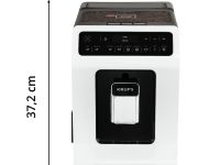 Krups Кофемашина на 2 чашки 1450 Вт, с кофемолкой, черно-белая EA8901 Krups