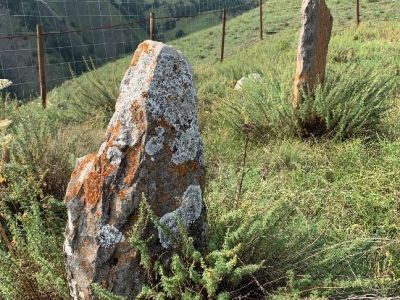 Стела № 35 раннемусульманского кладбища № 3 архитектурного комплекса "Мусийкъонгийкоте"