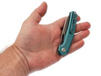 Складной нож Dr.Tech D4281BL, сталь M390, рукоять TC4, синий