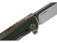 Складной нож LionSteel MT01 CVN, сталь M390, рукоять Natural canvas micarta