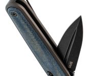 Складной нож SRM 251MB-ME (эксклюзивно для НОЖИКОВ), сталь N690, рукоять голубая микарта