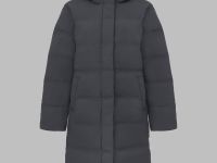 Длинный пуховик с натуральным пухом