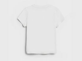 Футболка с принтом для девочек, Белый