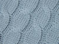 Плед Виллена/Villena, серо-голубой