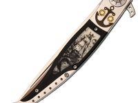 Складной нож Reptilian Билли Бонс-01, сталь VG-10, рукоять кость