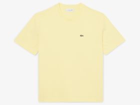 Женская футболка Lacoste свободного кроя из мягкого хлопка