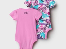 Боди детское трикотажное для девочек, 2 шт в комплекте