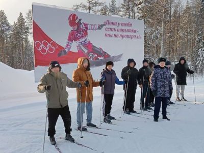 В Ленске осужденные встали на лыжи