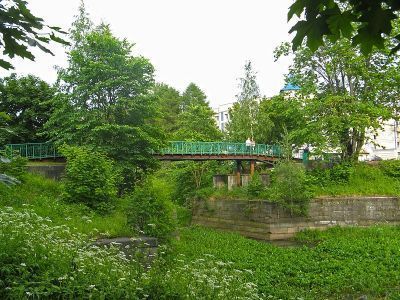 Подъемный мост через канал