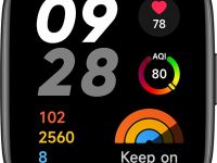 Умные часы Xiaomi Redmi Watch 3 Чёрные, с чёрным ремешком