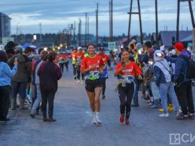 Около 700 участников. Впервые на Играх Манчаары провели массовый забег