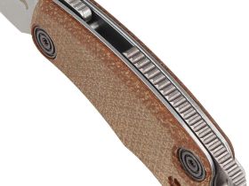 Складной нож Fox Nix, сталь D2, рукоять микарта, коричневый