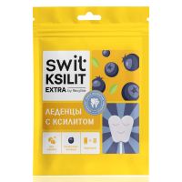 Леденцы на палочке Swit by Revyline Ksilit Extra Черника, 8 шт.