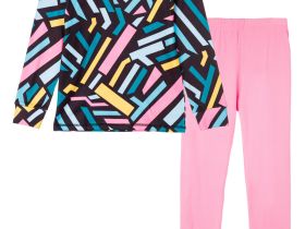 Термокомплект трикотажный для девочек: брюки, толстовка для эпизодического использования