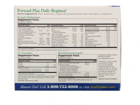 Whitaker Nutrition, Forward Plus Daily Regimen, Everyday Vitality, ежедневная мультивитаминная добавка, 60 пакетиков