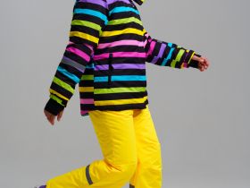 Комплект текстильный с полиуретановым покрытием для девочек: куртка, брюки