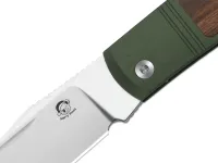 Складной нож Kizer Christmas Trestle, сталь S45VN, рукоять алюминий/древесина Mkuruti, лимитированное издание