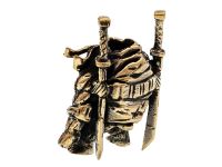 Бусина для темляка Лео, латунь