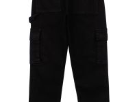 Брюки текстильные джинсовые утепленные с начесом для мальчиков