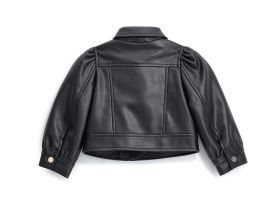 Куртка, экокожа для маленькой девочки