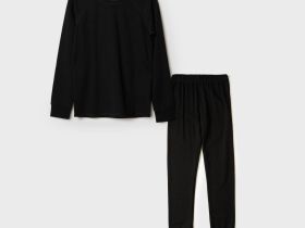 Термокомплект трикот. для девочек: фуфайка (футболка) с длин. рук, брюки для эпизод. использования